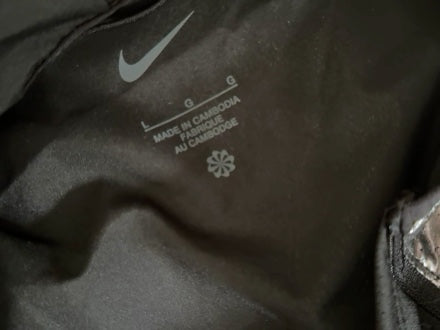 Nike half zip jacket, large foil