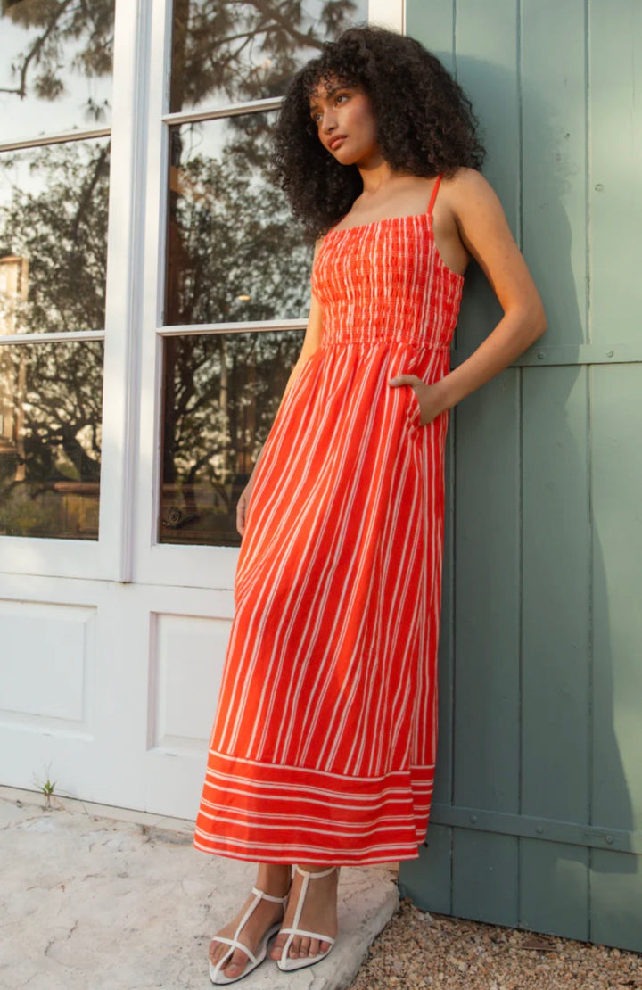 Cosabella  dress maxi, small poppy red