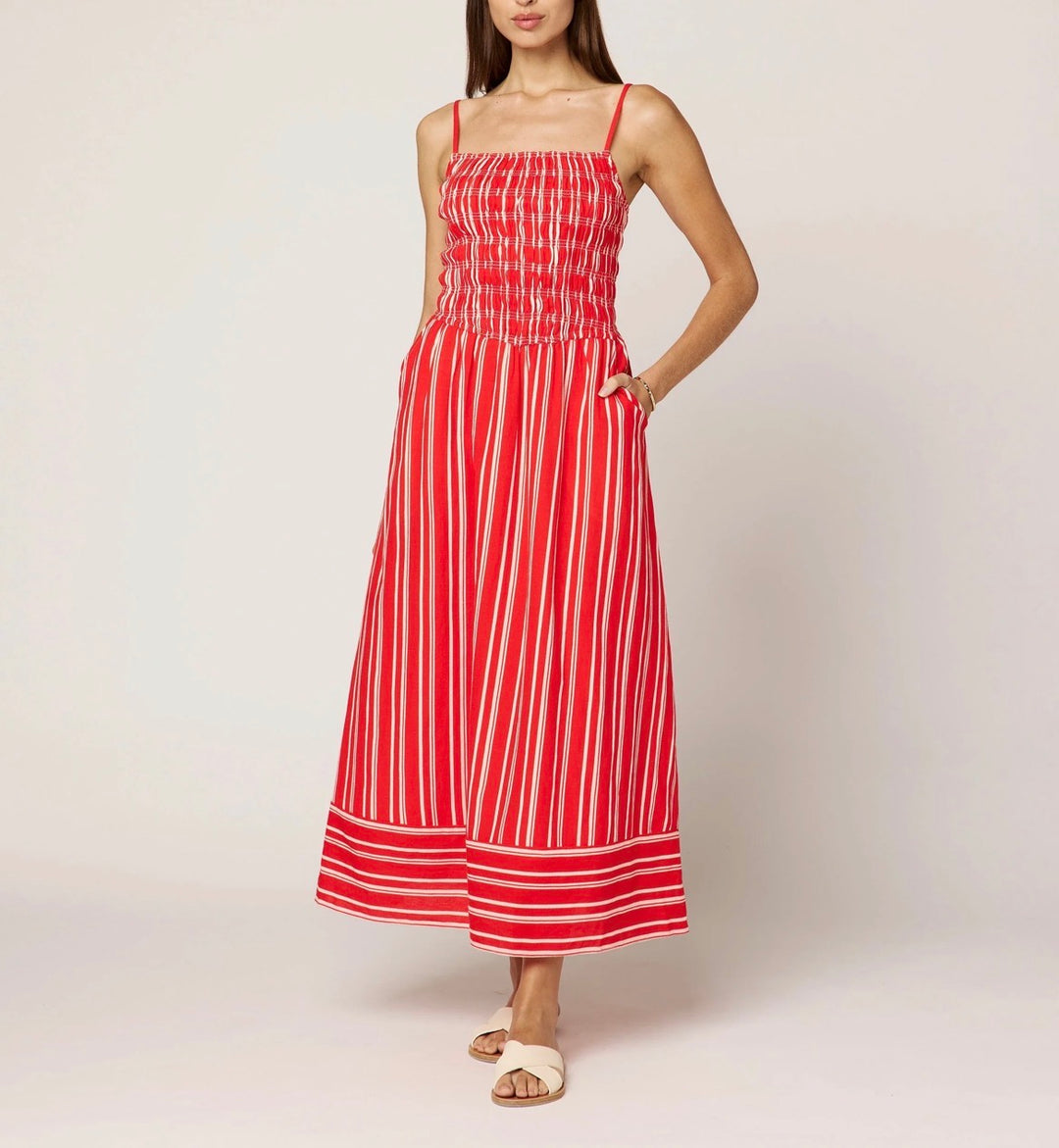 Cosabella  dress maxi, small poppy red