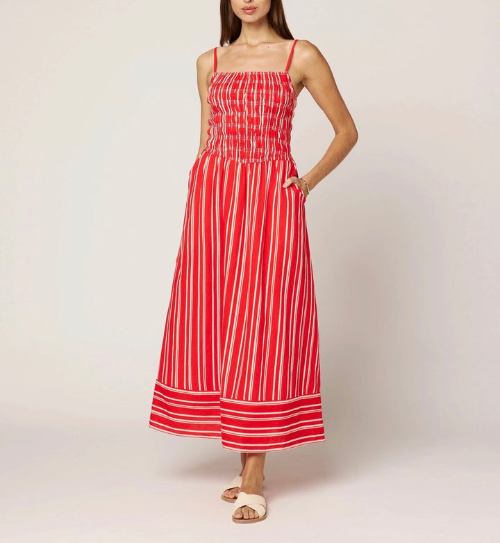 Cosabella  dress maxi, small poppy red