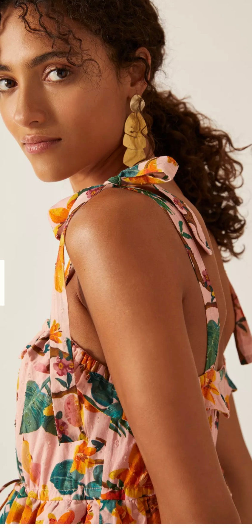 Farm Rio dress maxi, extra small print