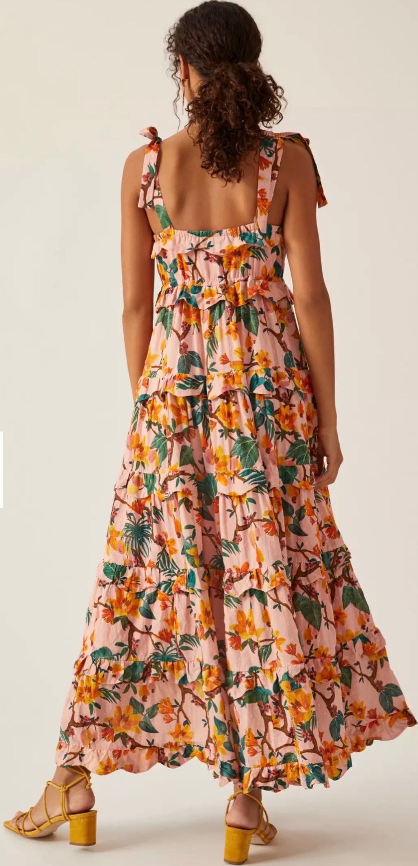 Farm Rio dress maxi, extra small print