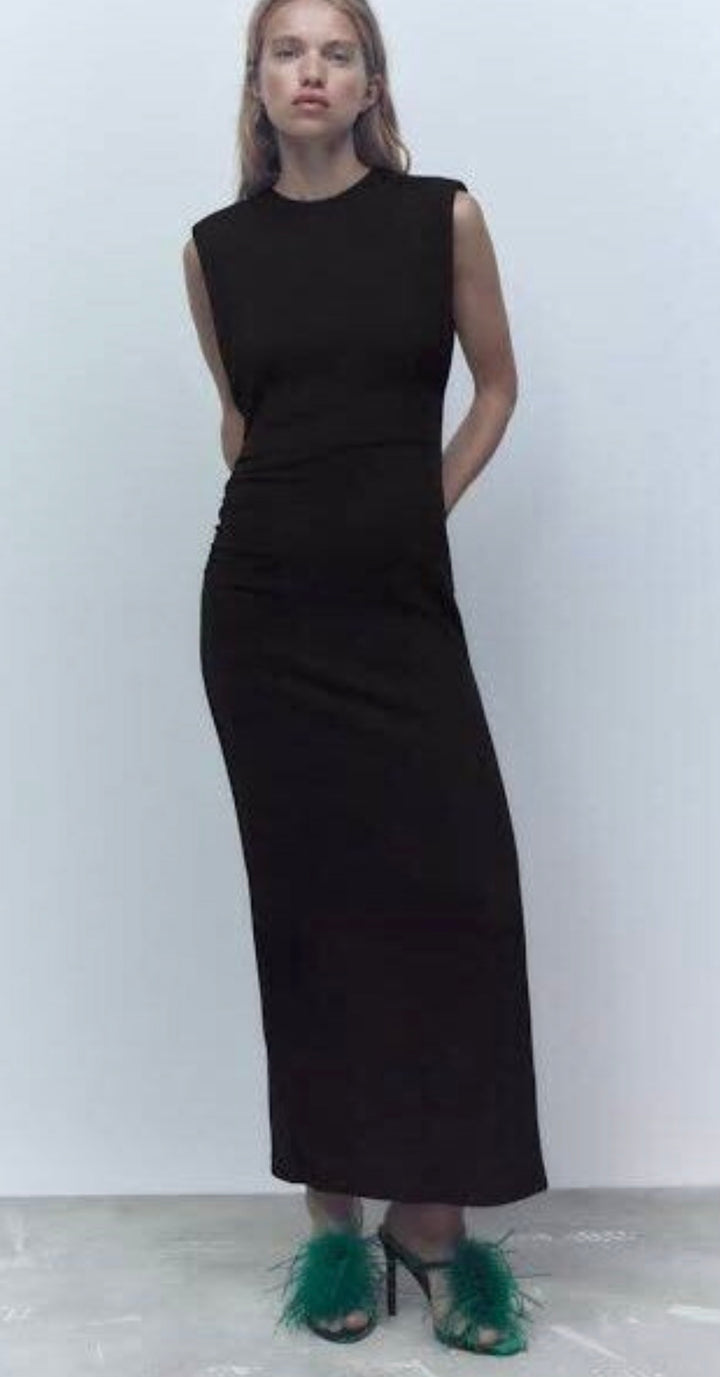 Zara dress maxi, small black