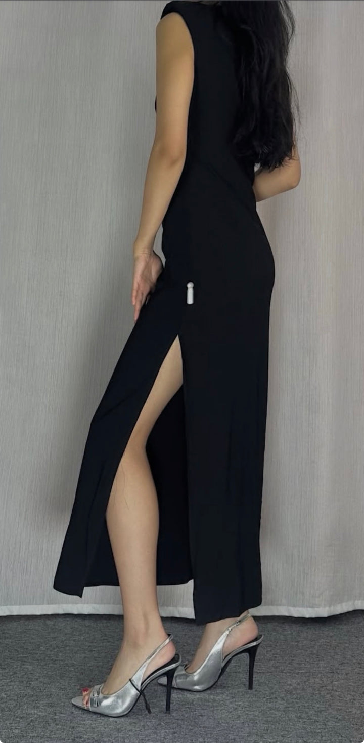 Zara dress maxi, small black
