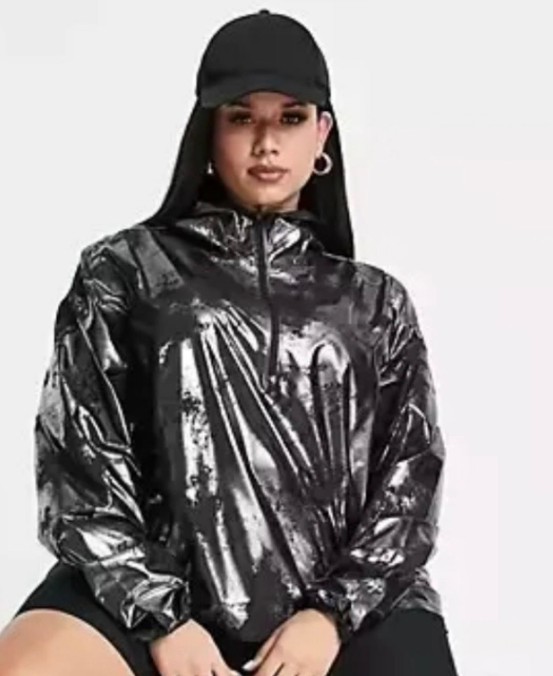 Nike half zip jacket, large foil
