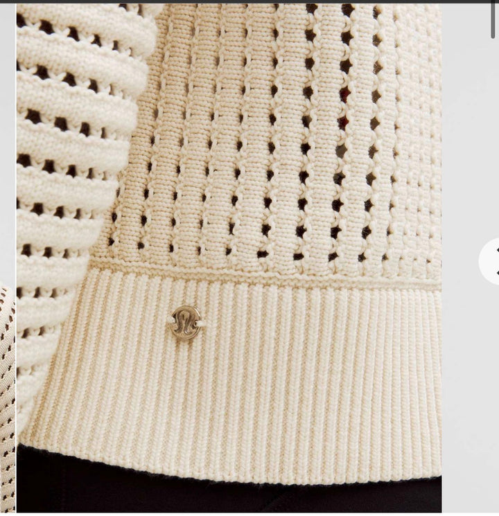 lululemon cardigan, small ivory