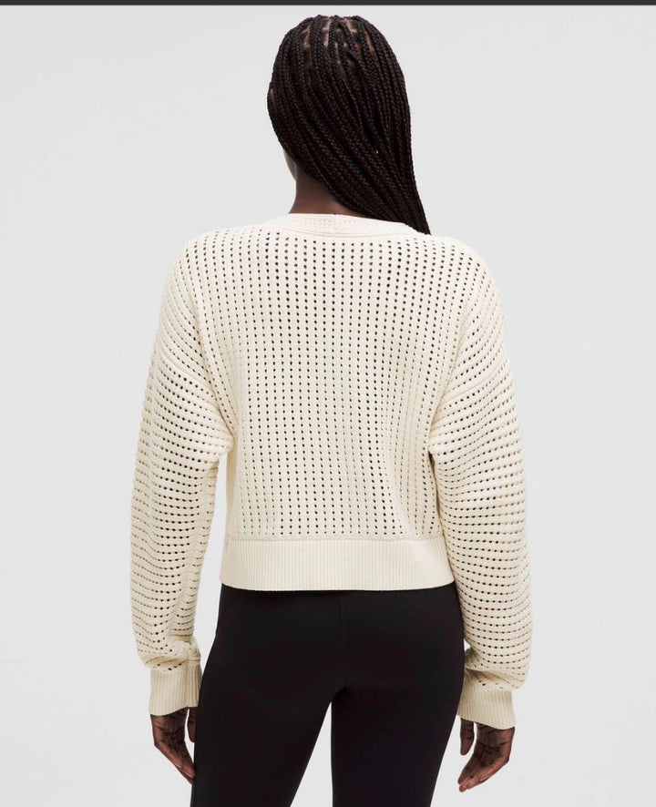 lululemon cardigan, small ivory