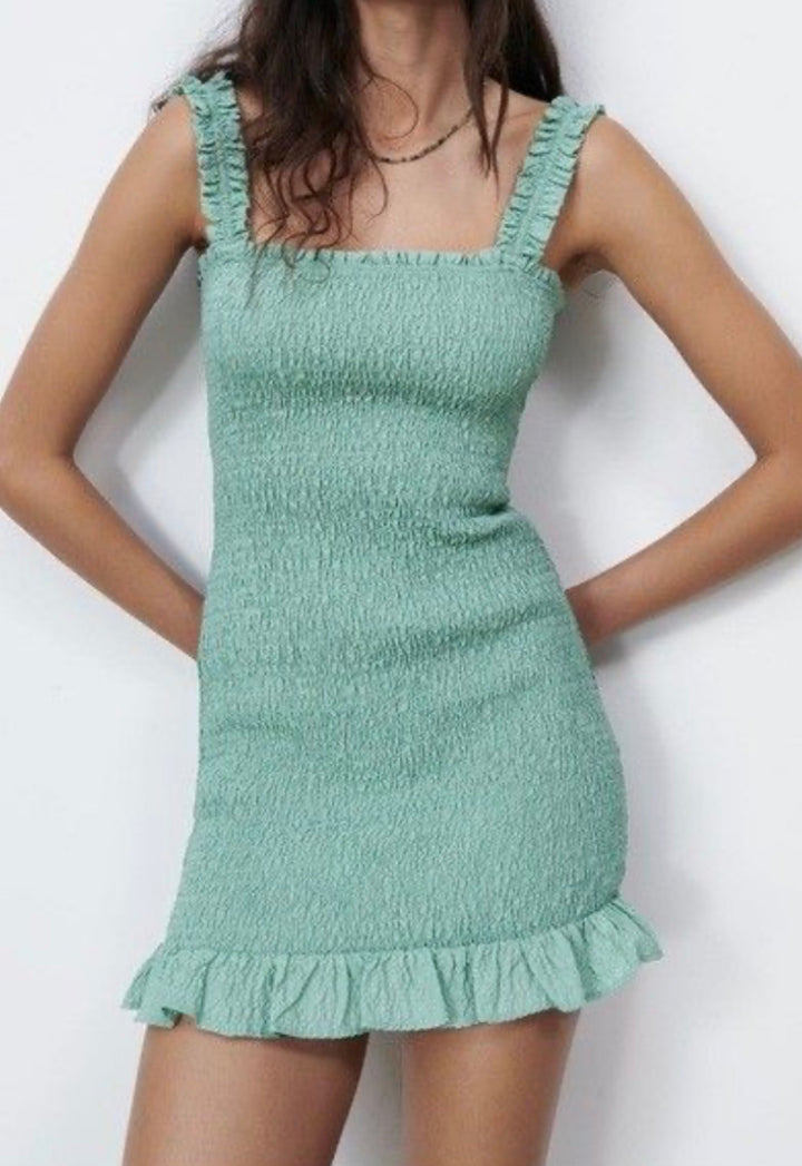 Zara dresses mini, small green