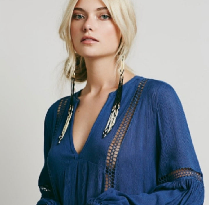 Free People dresses mini, small blue