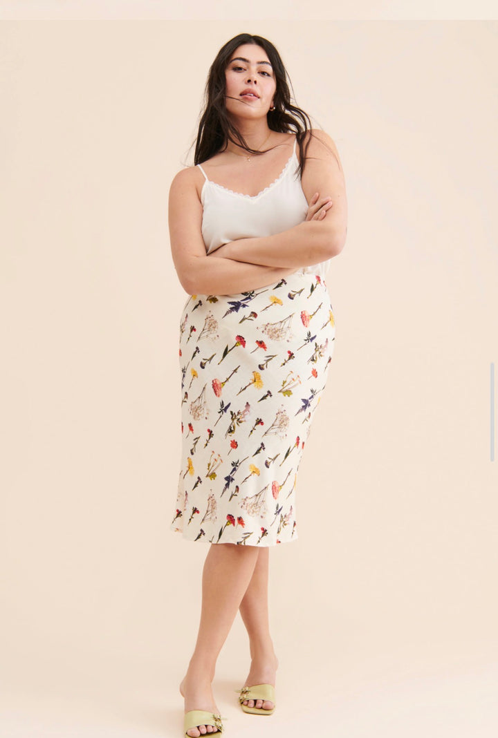 Lisa Say Gah maxi skirt, large flowered