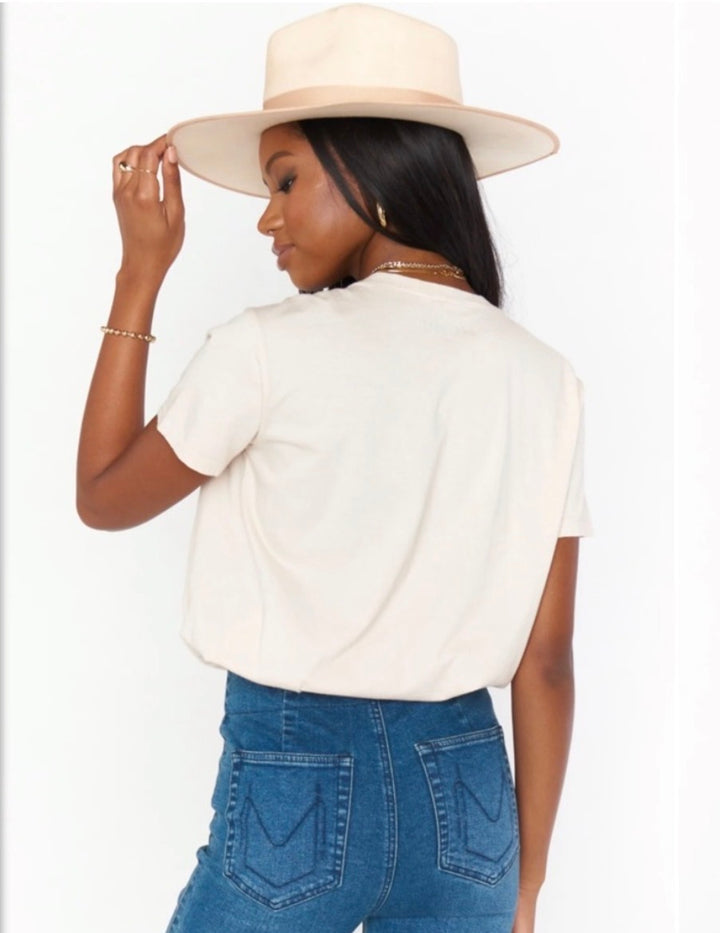 Show Me Your Mumu t-shirt, small cream