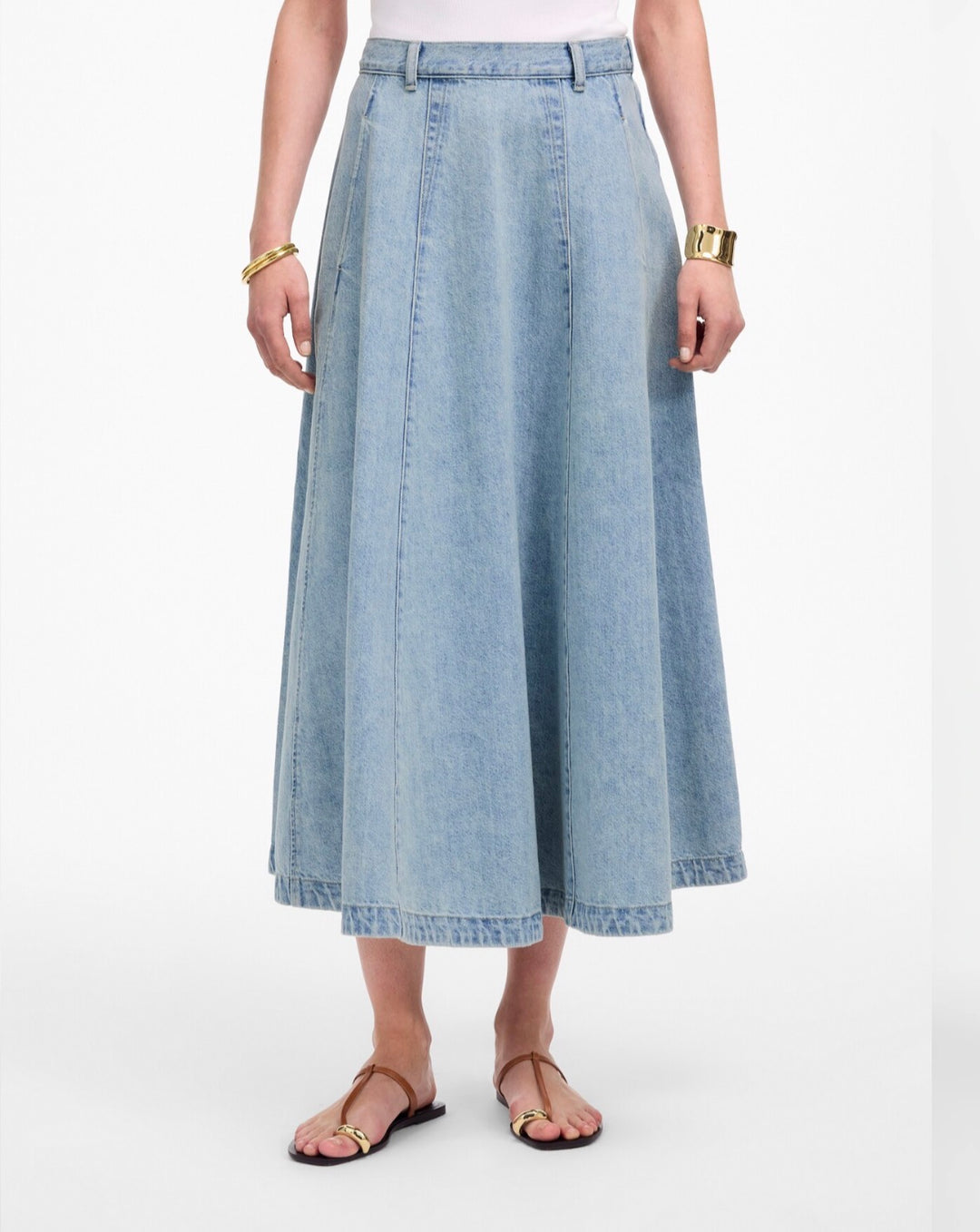 Madewell  maxi skirt, 26 blue