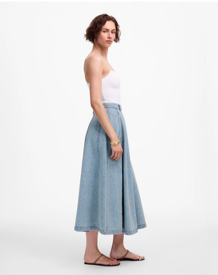 Madewell  maxi skirt, 26 blue