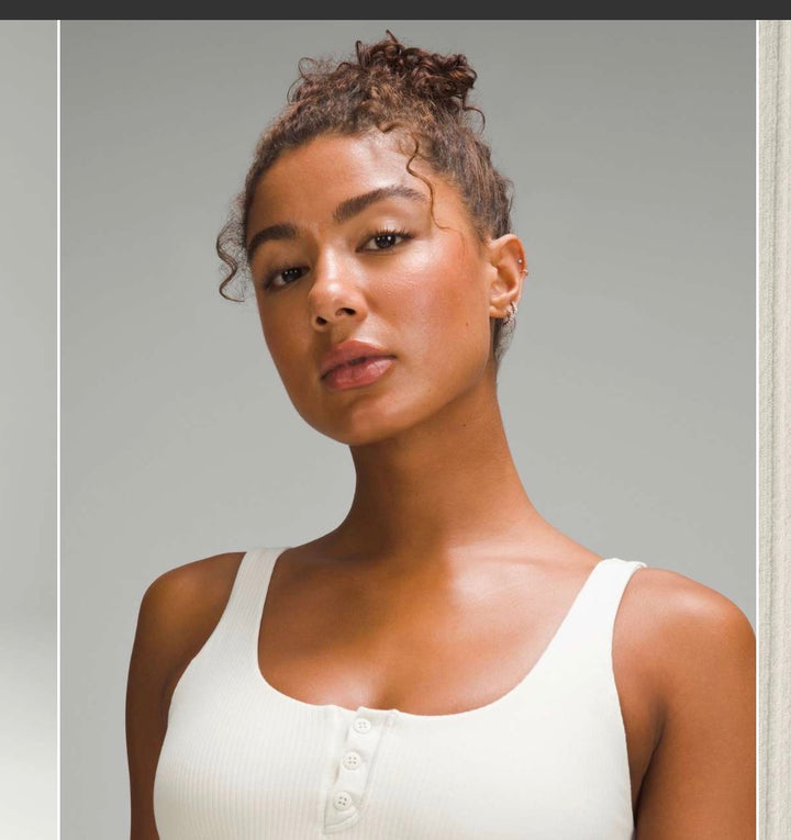 lululemon tank, 6 off white