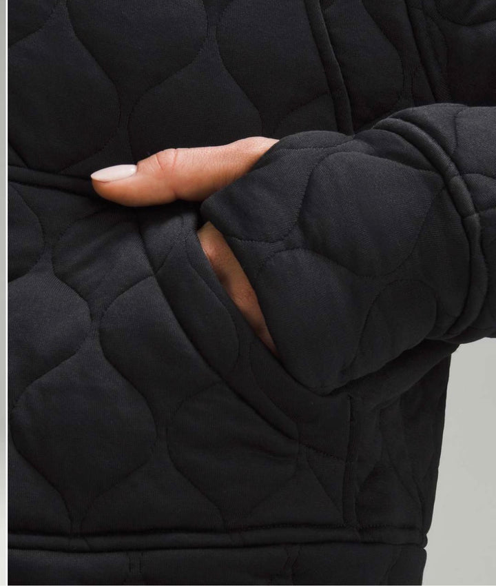 lululemon sweatshirt, XS/S black