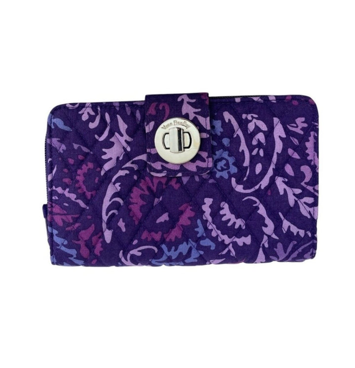 Vera Bradley wallet, OS purple