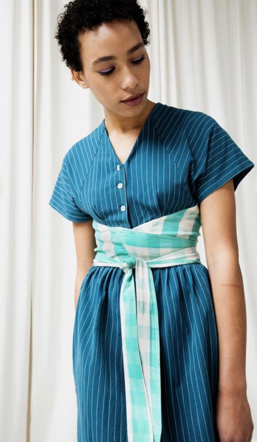 Seek Collective dress maxi, small print
