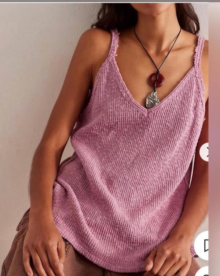 Free People tank, small pink
