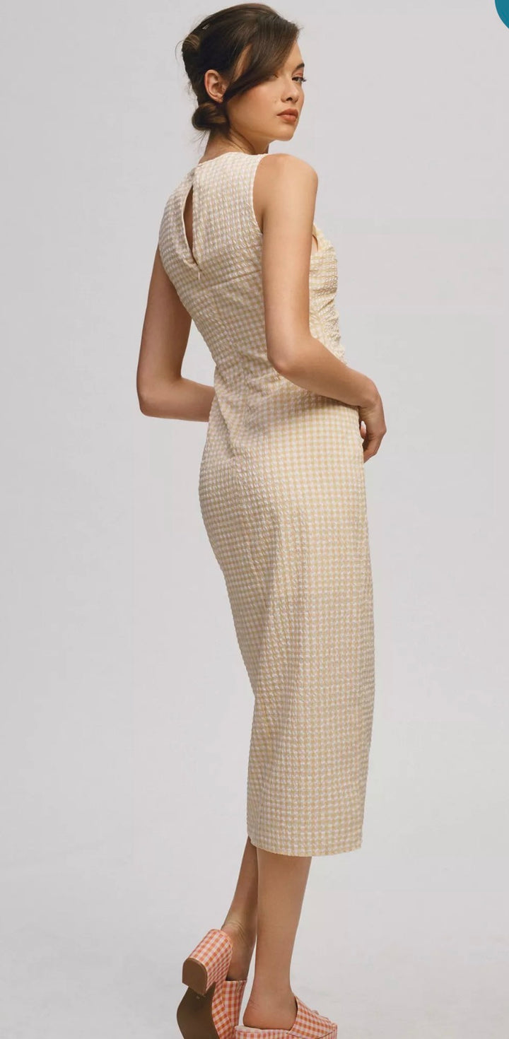 Maeve dress midi, 8 yellow