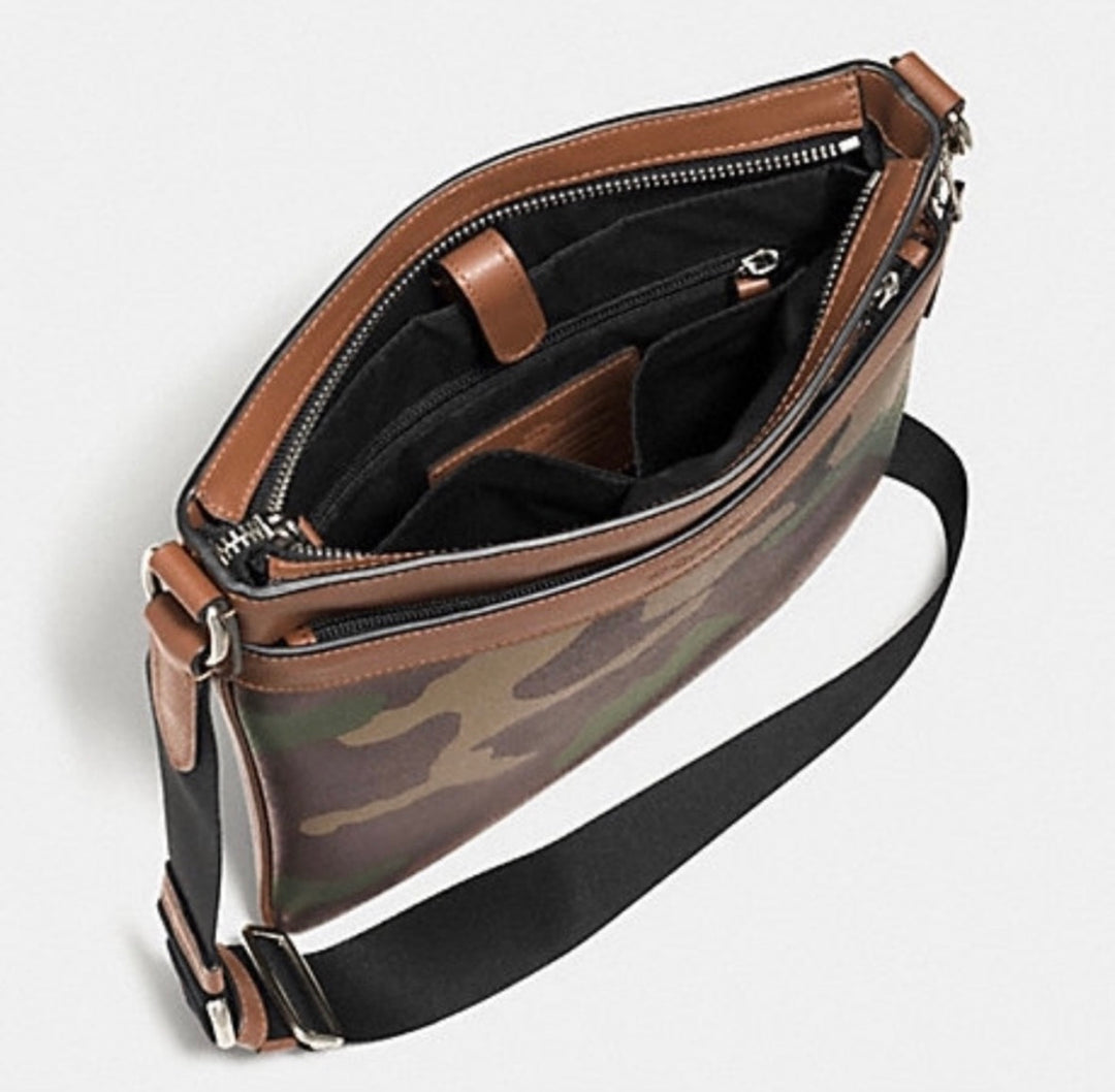 Coach crossbody, OS camo