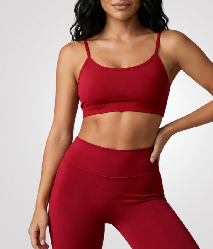 MLP bra, medium red