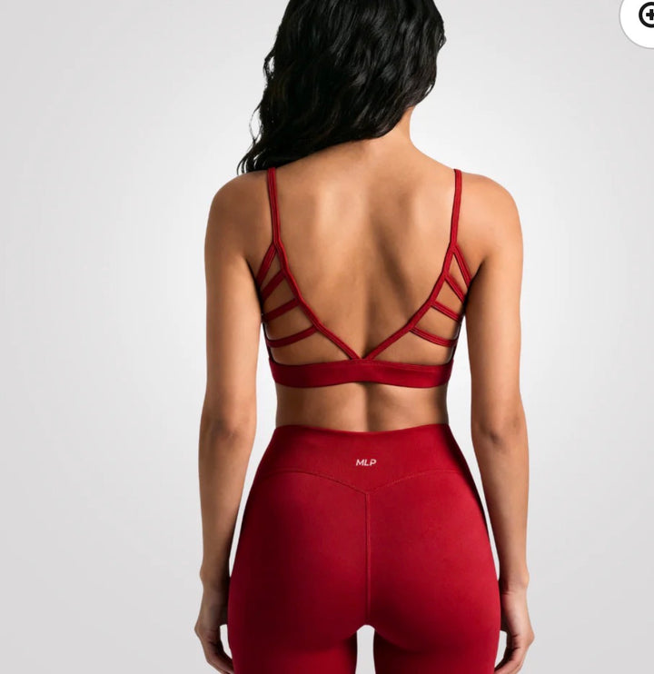 MLP bra, medium red