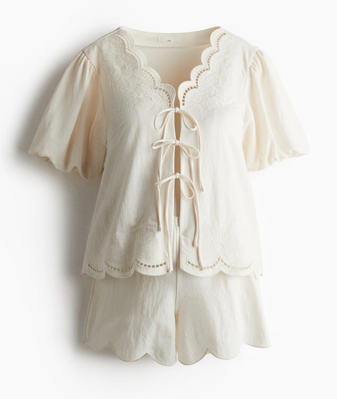 H&amp;M Short Set, small off white