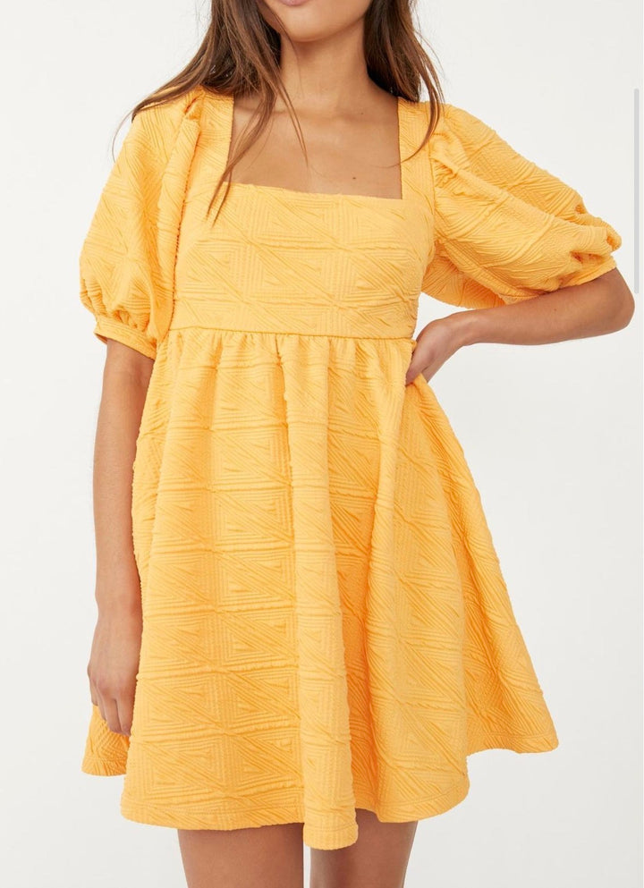 Free People dresses mini, sm/med orange