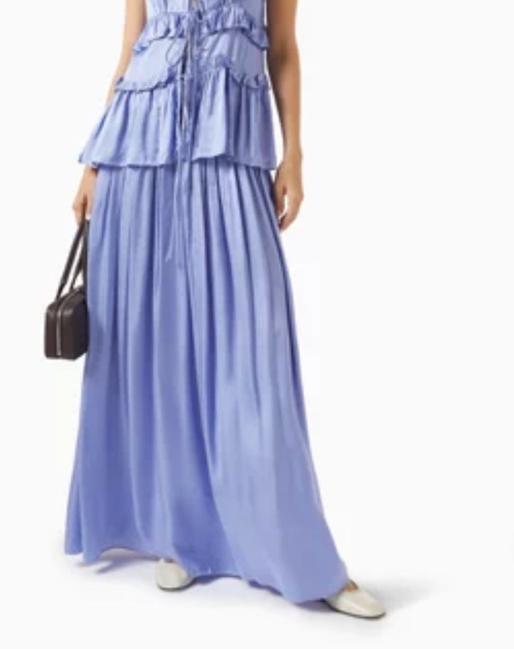 Saintart maxi skirt, large blue