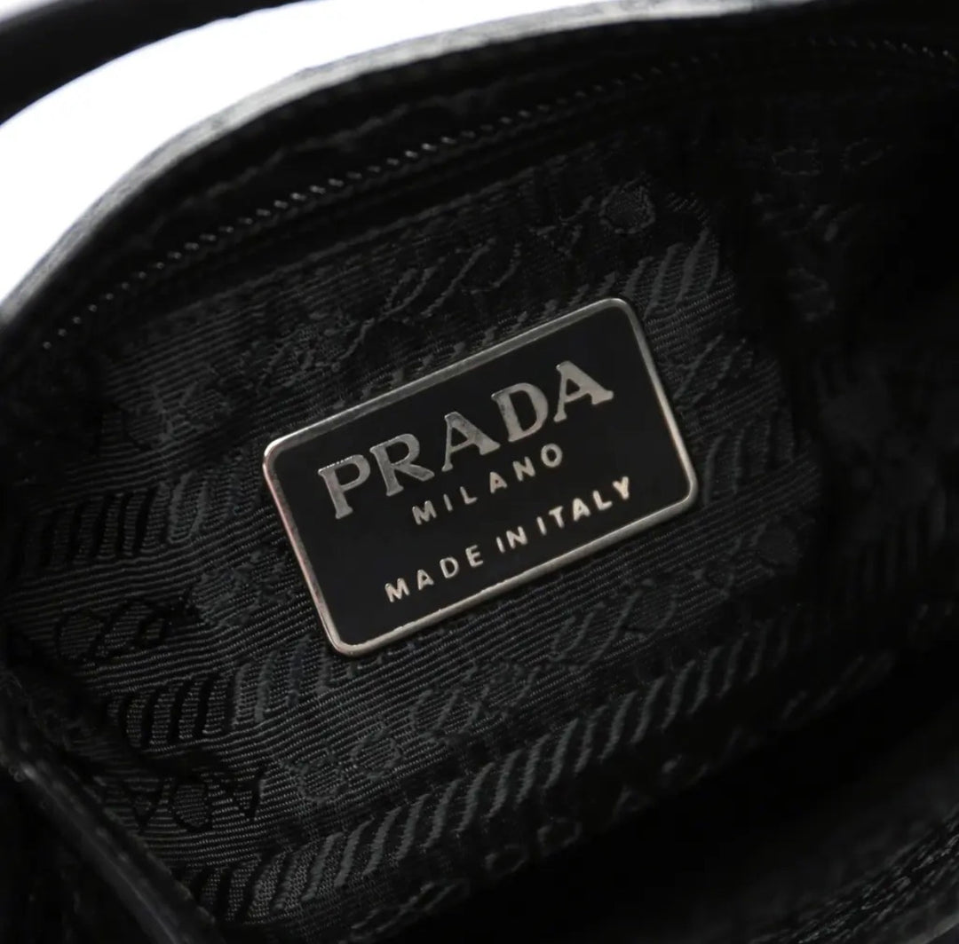 prada purse, OS black