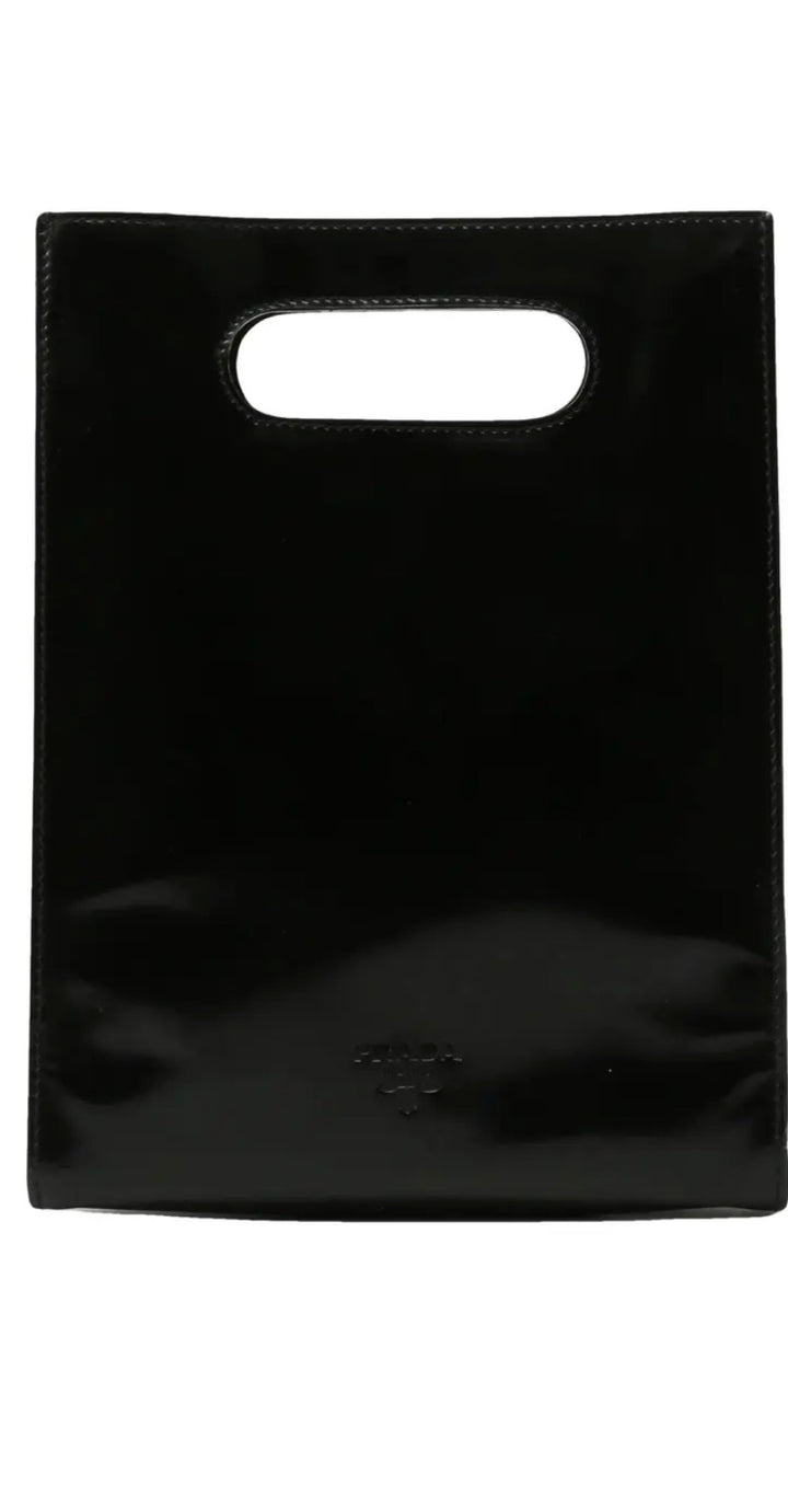 prada purse, OS black