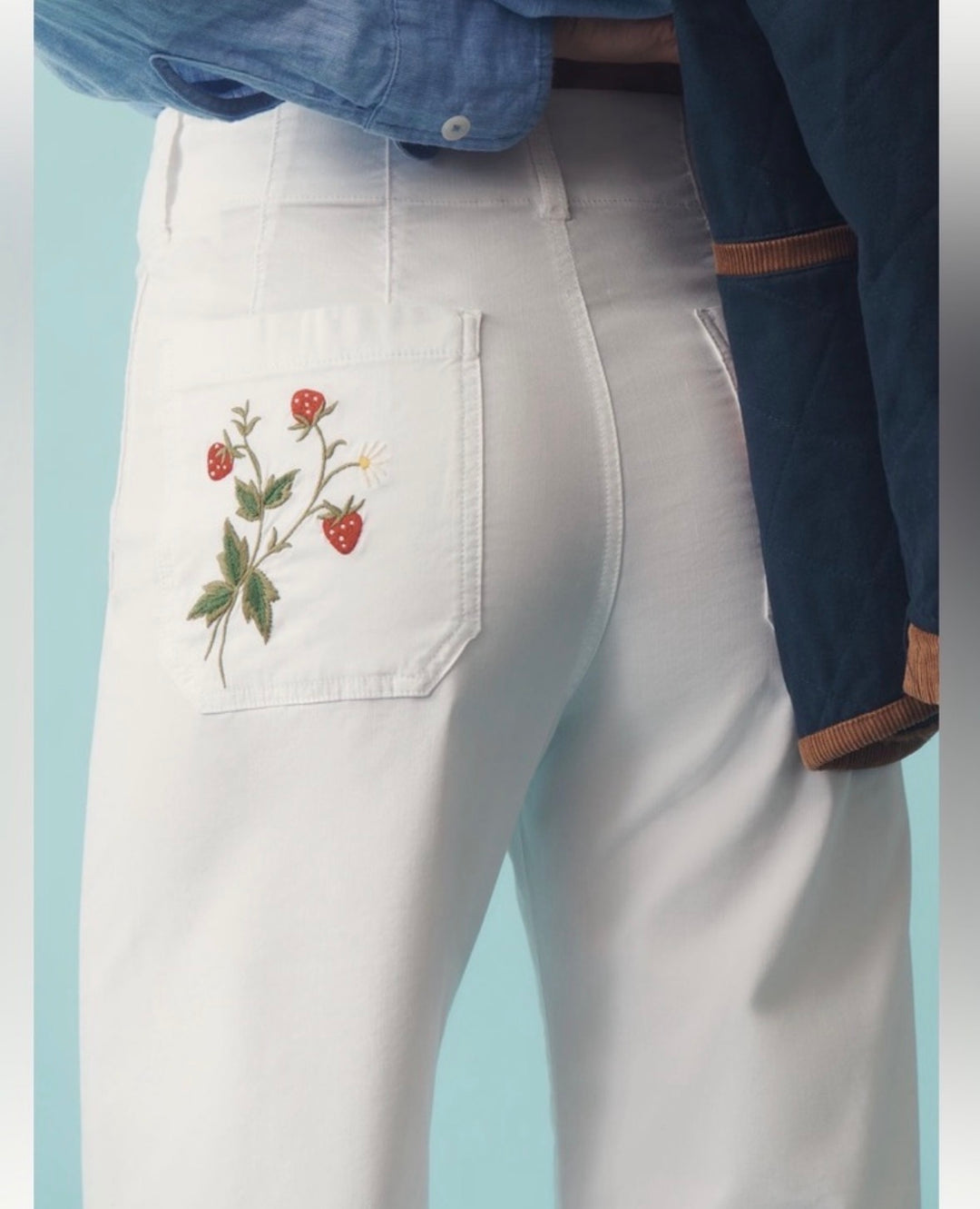 Maeve pants, 32 white