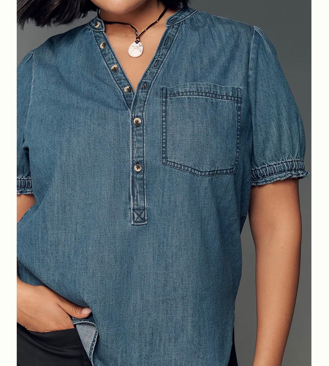 Pilcro blouse, large blue