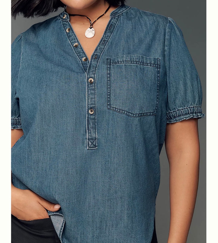 Pilcro blouse, large blue