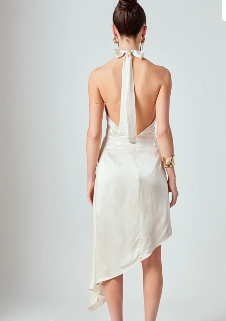 Endless Rose dress midi, medium off white
