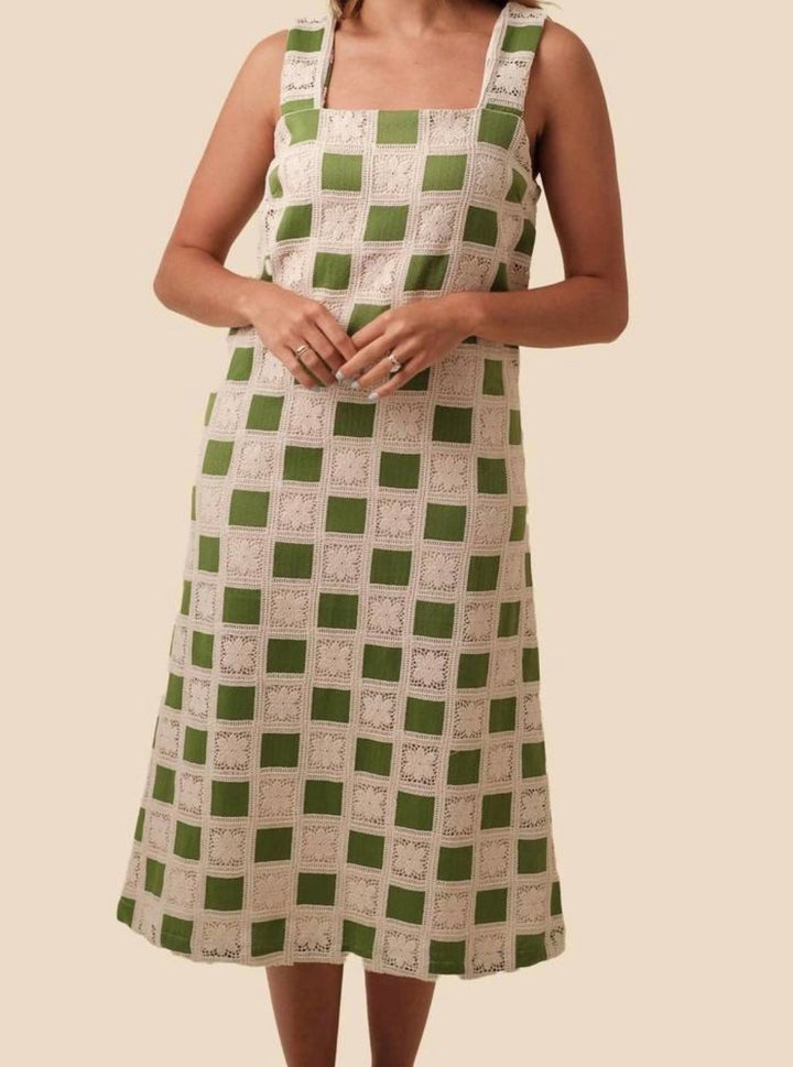 Aureum dress midi, medium print
