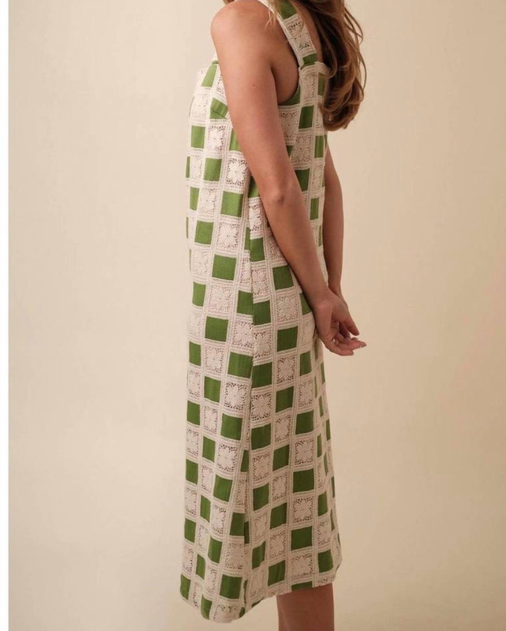 Aureum dress midi, medium print