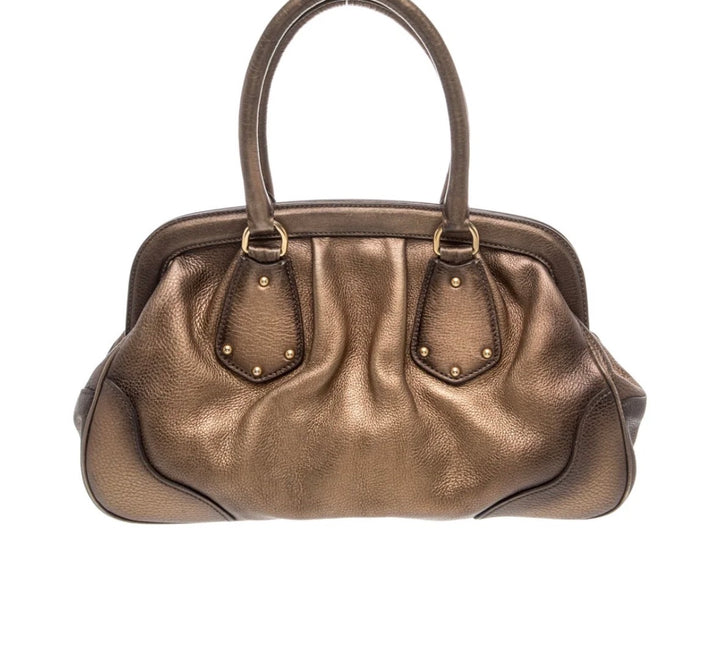 Prada purse, OS gold