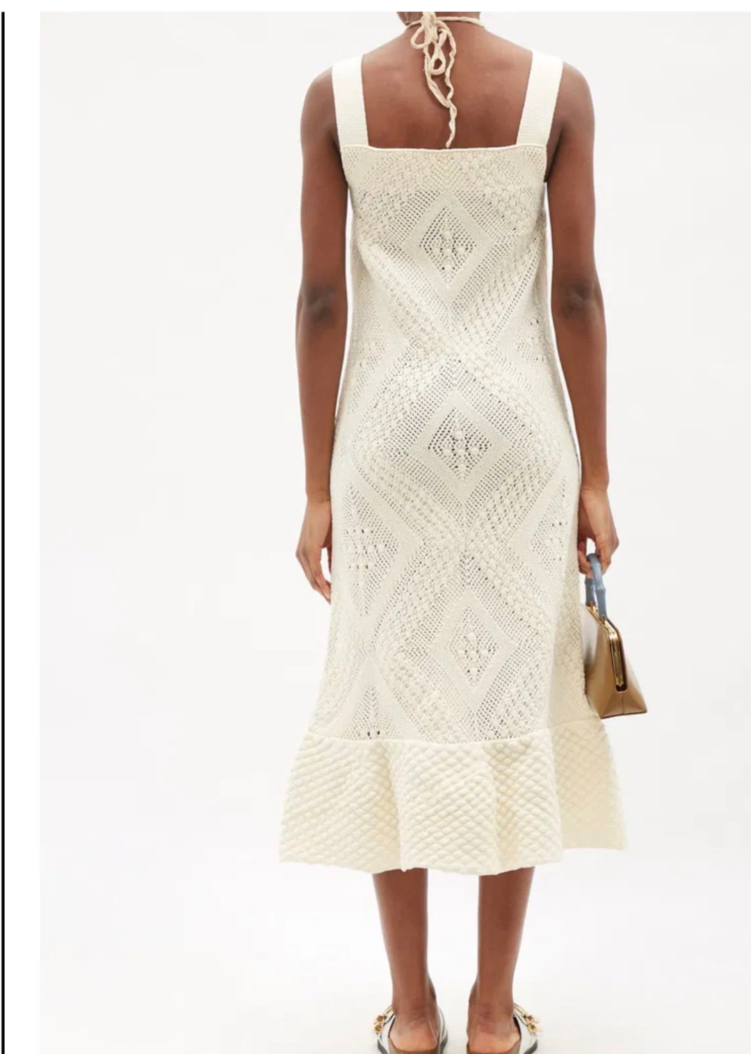 Jill Sander dress midi, medium off white