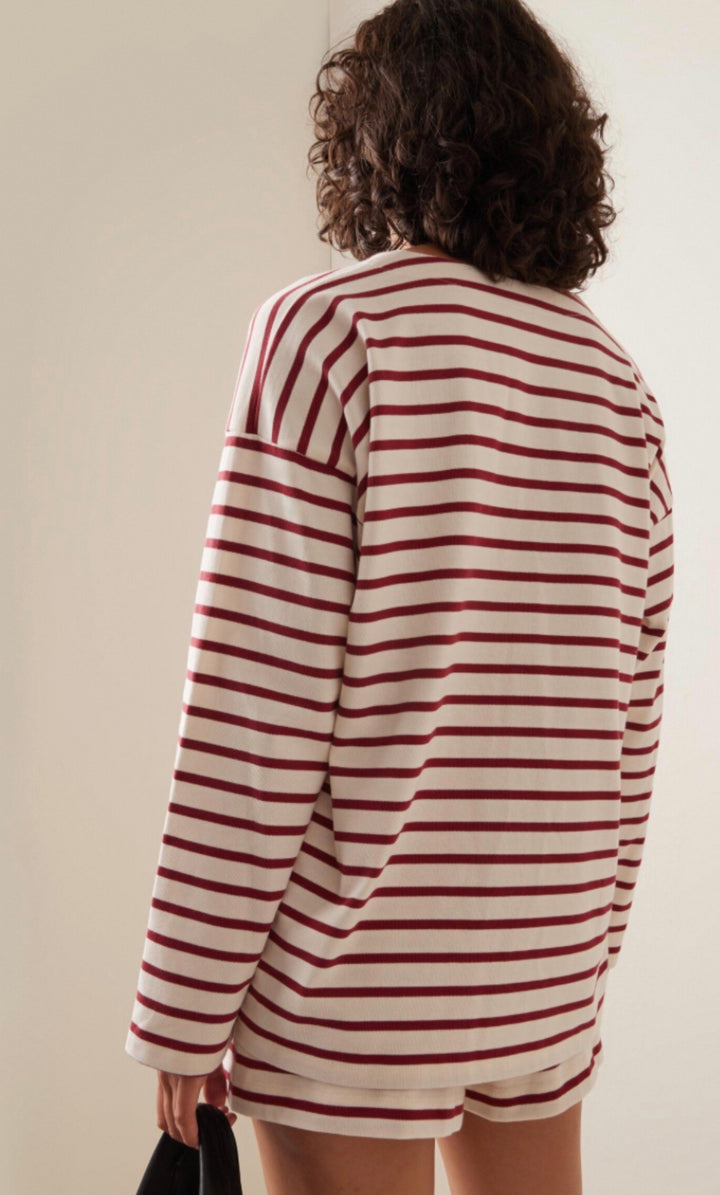 Posse Short Set, small striped