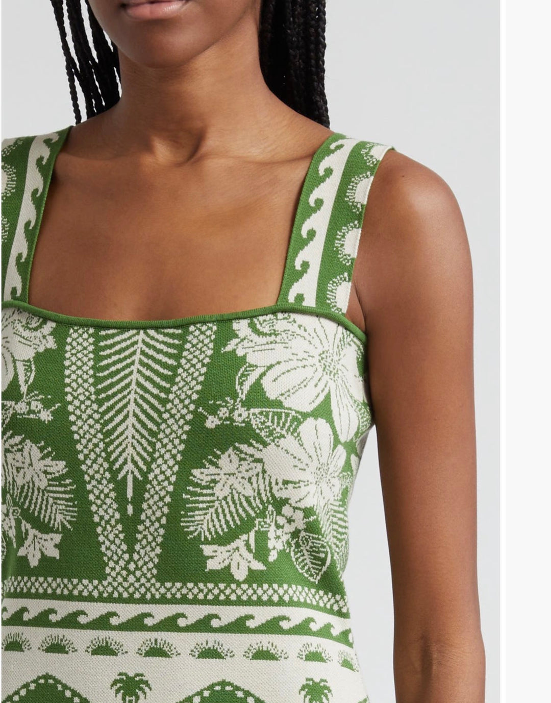 Farm Rio dress midi, medium print