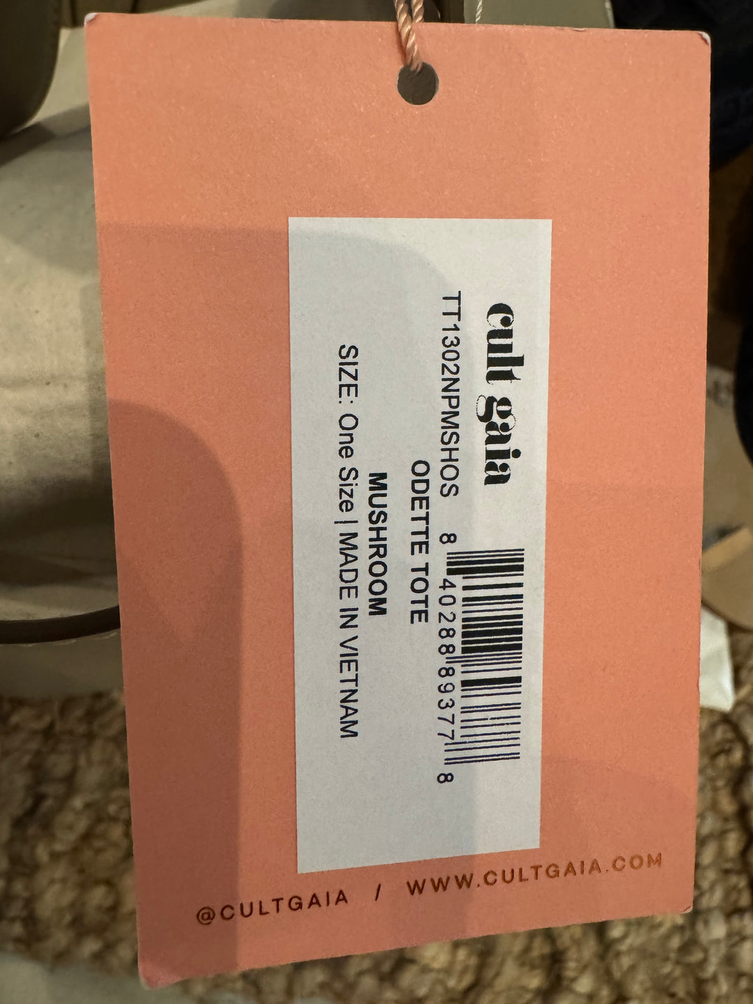 Cult Gaia tote, OS Tan