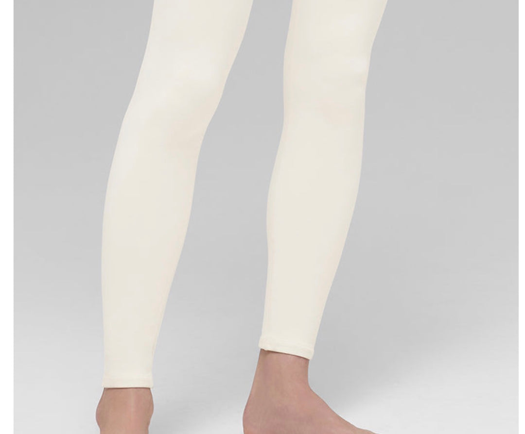 Alo leggings, sm ivory
