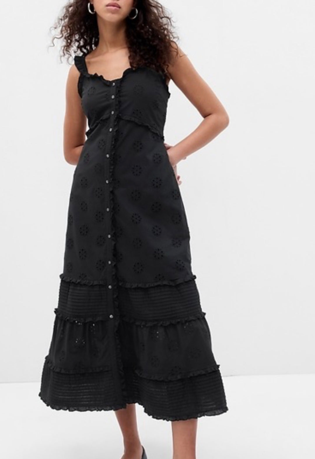 Gap dress maxi, small black