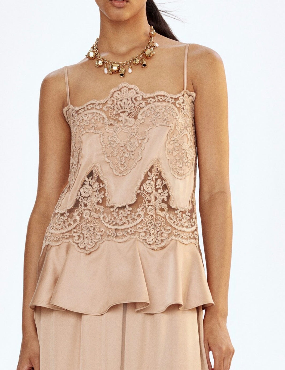 H&amp;M tank, small Tan