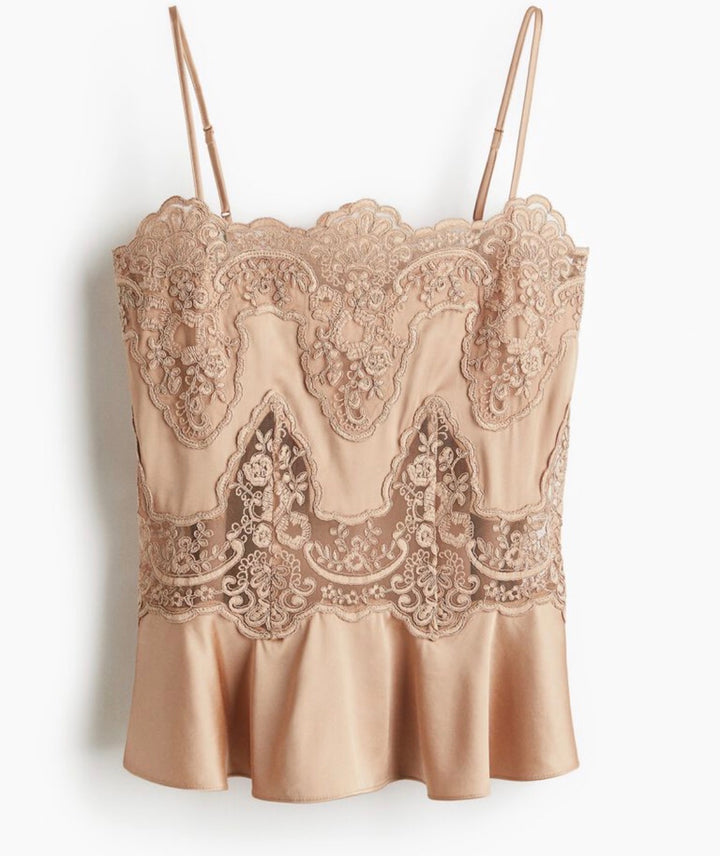 H&amp;M tank, small Tan