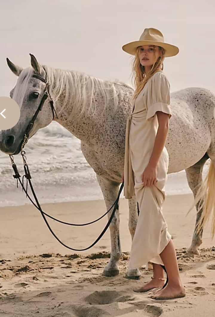 Free People dress maxi, m Tan