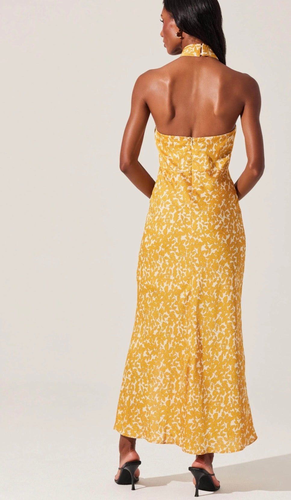 ASTR the label dress maxi, small print