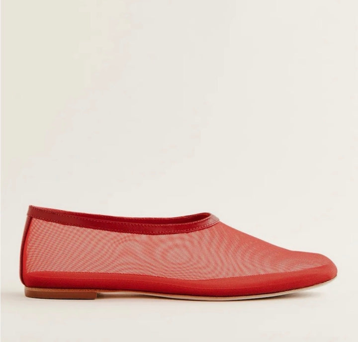 Reformation ballet flats, 9.5 red