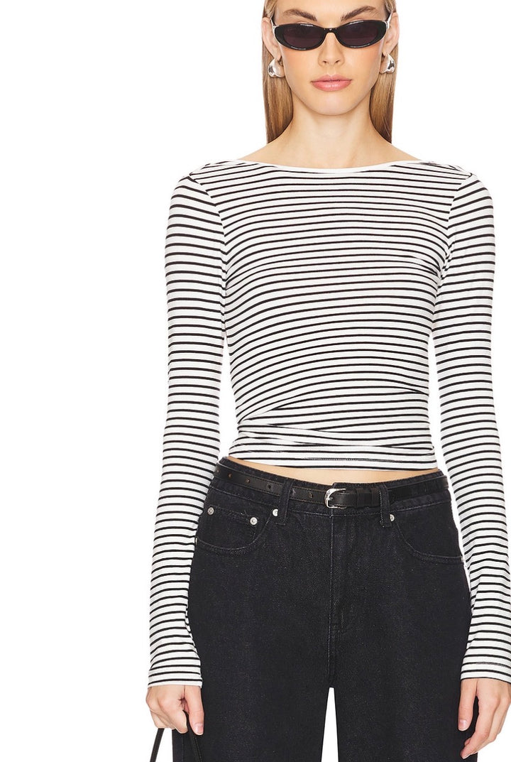 All The Ways  long sleeve, m striped